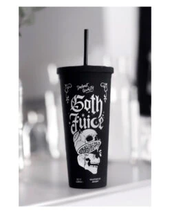 Goth Juice Cold Brew Becher KILLSTAR -Halloween Kostüme Rabatte killstar goth juice cold brew becher halloween tischdeko killstar goth juice cup 51530 02