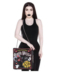 Gothic Pizza Handtasche KILLSTAR 7 Gothic Pizza Handtasche KILLSTAR -Halloween Kostüme Rabatte killstar goth pizza handtasche killstar goth pizza handbag gothic accessoire gothic handtasche 51897 01