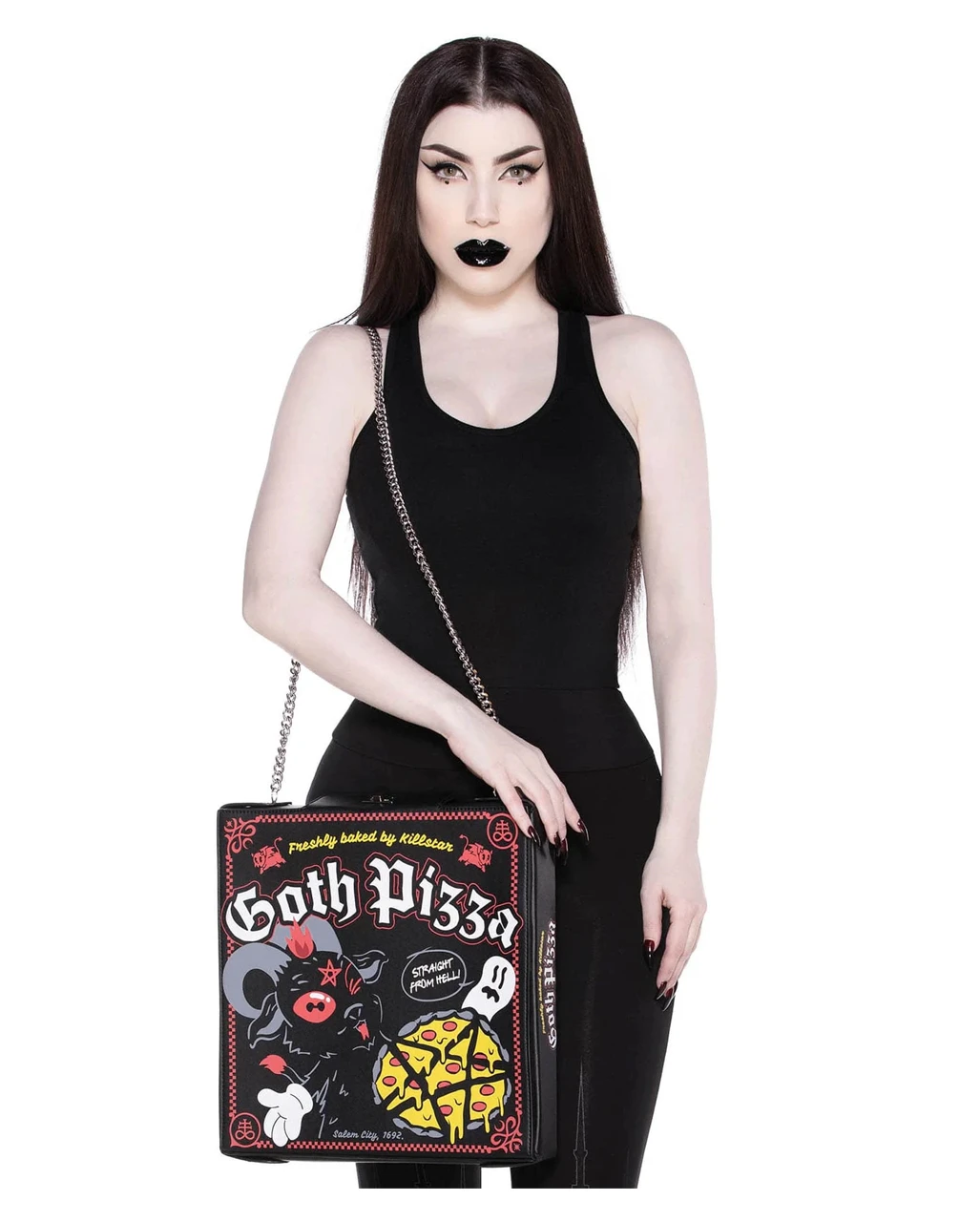 Gothic Pizza Handtasche KILLSTAR 4 Gothic Pizza Handtasche KILLSTAR – Bild 2