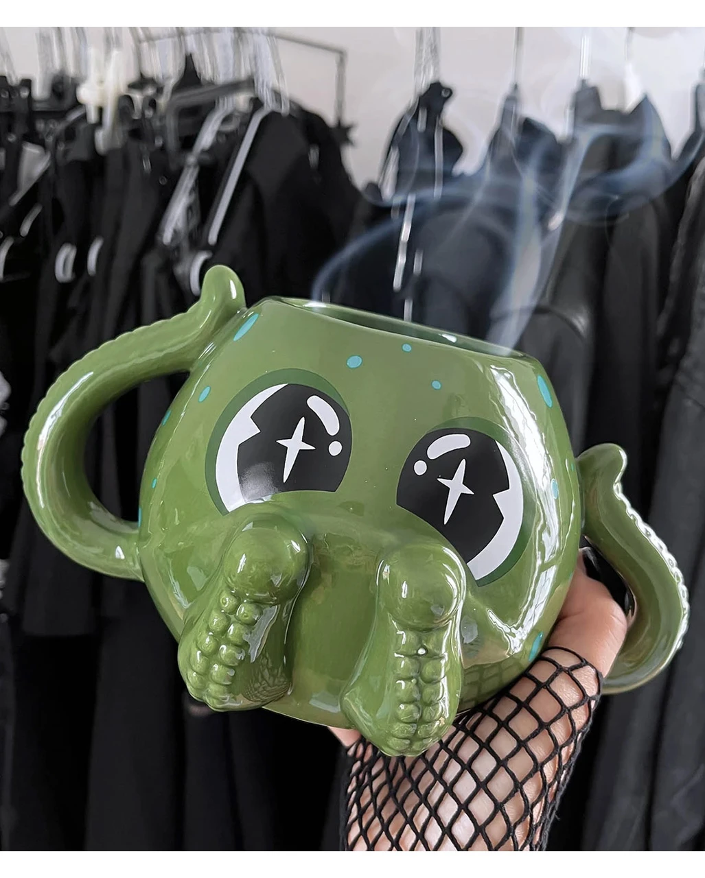 Grüne Cthulhu Keramiktasse KILLSTAR 4 Grüne Cthulhu Keramiktasse KILLSTAR – Bild 2