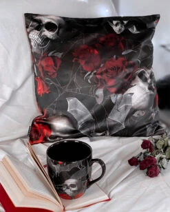Haunted Garden Kissen Hülle KILLSTAR 5 Haunted Garden Kissen Hülle KILLSTAR -Halloween Kostüme Rabatte killstar haunted garden kissen huelle gothic wohndeko gothic dekoration killstar deko gothic accessoires und geschenkartikel killstar haunted garden pillow case 52915