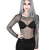 Hellrazor Fishnet Top KILLSTAR -Halloween Kostüme Rabatte killstar hellrazor fishnet top killstar gothic und alternative fashion 51924 3