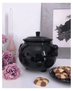 Hexenkessel Keramik Keksdose KILLSTAR 6 Hexenkessel Keramik Keksdose KILLSTAR -Halloween Kostüme Rabatte killstar hexenkessel keramik keksdose killstar cauldron cookie jar halloween tischdeko 51104 02