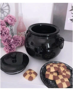 Hexenkessel Keramik Keksdose KILLSTAR 7 Hexenkessel Keramik Keksdose KILLSTAR -Halloween Kostüme Rabatte killstar hexenkessel keramik keksdose killstar cauldron cookie jar halloween tischdeko 51104 03