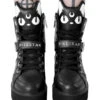 Keiko Kitty High Top Sneaker KILLSTAR -Halloween Kostüme Rabatte killstar keiko kitty high top sneaker gothic fashion und accessoires online kaufen 51605