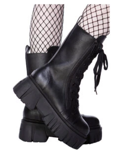 Kick The Bucket Springerstiefel KILLSTAR 6 Kick The Bucket Springerstiefel KILLSTAR -Halloween Kostüme Rabatte killstar kill the bucket stiefel killstar kill the bucket boots gothic schuhe gothic stiefel 51701 02