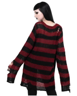 Krueger Strickpullover KILLSTAR -Halloween Kostüme Rabatte killstar krueger strickpullover soft knit sweater gothic fashion und zubehoer gothic shop 51982 3