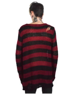 Krueger Strickpullover KILLSTAR -Halloween Kostüme Rabatte killstar krueger strickpullover soft knit sweater gothic fashion und zubehoer gothic shop 51982 4