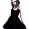 Magica Skater Kleid KILLSTAR -Halloween Kostüme Rabatte killstar magica skater kleid gothic fashion von killstar gothic onlineshop 52310