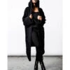 Midnight Long Cardigan KILLSTAR -Halloween Kostüme Rabatte killstar midnight long cardigan killstar gothic mode killstar fashion 52179 01