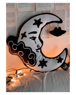 Moonbeam Halbmond Kissen KILLSTAR -Halloween Kostüme Rabatte killstar moonbeam cushion killstar moonbeam zierkissen gothic deko 51534 03