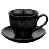 Morticia Tasse & Unterteller KILLSTAR -Halloween Kostüme Rabatte killstar morticia tasse und unterteller killstar gothic kitchen and glassware gothic geschenke gothic shop 50773 2