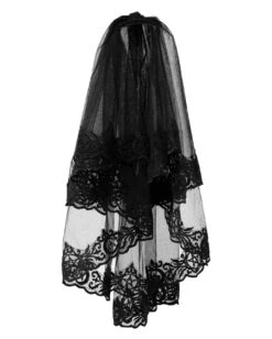 Mystic Mourning Schleier KILLSTAR -Halloween Kostüme Rabatte killstar mystic mourning schleier killstar mystic mourning veil gothic accessoire 50388 03