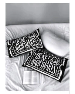 Nightmare Kissenbezüge KILLSTAR 5 Nightmare Kissenbezüge KILLSTAR -Halloween Kostüme Rabatte killstar nightmare kissenbezuege killstar nightmare pillow cases gothic kopfkissen gothic bettwaesche 51327 02