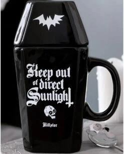 Nocturnal Tasse Mit Deckel KILLSTAR 6 Nocturnal Tasse Mit Deckel KILLSTAR -Halloween Kostüme Rabatte killstar nocturnal tasse mit deckel killstar nocturnal coffin mug gothic geschirr geschenkidee 52247 2
