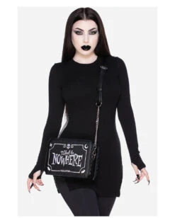 Nowhere Ticket Handtasche KILLSTAR -Halloween Kostüme Rabatte killstar nowhere ticket handtasche killstar nowhere ticket handbag killstar fashion 52124 02