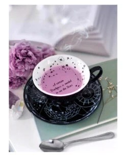 Phoenix Teetasse Mit Unterteller KILLSTAR -Halloween Kostüme Rabatte killstar phoenix teetasse mit untersetzer killstar gothic wohnungsdeko und geschenkartikel 51595 2