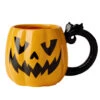 Pumpkin Keramik Tasse KILLSTAR -Halloween Kostüme Rabatte killstar pumpkin keramik tasse killstar kaffeebecher gothic kaffeetasse halloween tasse kuerbis tasse halloween tableware halloween kitchenware 54032 1