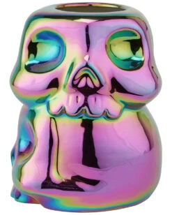Regenbogen Totenkopf Vase KILLSTAR