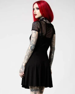 Rotten Luck Skater Kleid KILLSTAR -Halloween Kostüme Rabatte killstar rotten luck skater kleid killstar rotten luck skater dress gothic fashion gohtic kleider und roecke gotik mode 52290 4
