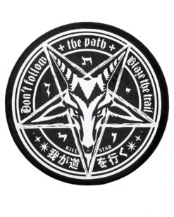 Runder Baphomet Trailblazer Teppich KILLSTAR