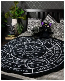 Runde Sky Spirit Tagesdecke KILLSTAR -Halloween Kostüme Rabatte killstar sky spirit tagesdecke killstar sky spirit round blanket gothic deko 50462 03