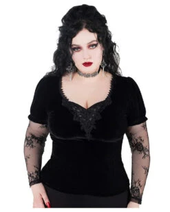 Spirit Bound Langärmliges Top KILLSTAR 8 Spirit Bound Langärmliges Top KILLSTAR -Halloween Kostüme Rabatte killstar spirit bound langermliges top killstar spirit bound long sleeve top gothic fashion und zuebhoer 51231 3