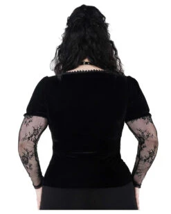 Spirit Bound Langärmliges Top KILLSTAR 9 Spirit Bound Langärmliges Top KILLSTAR -Halloween Kostüme Rabatte killstar spirit bound langermliges top killstar spirit bound long sleeve top gothic fashion und zuebhoer 51231 4