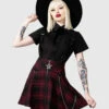 Study Hell Suspender Skirt Rot KILLSTAR 2 Study Hell Suspender Skirt Rot KILLSTAR -Halloween Kostüme Rabatte killstar study hell suspender skirt rot killstar mode gothic rock gothic bekleidung gothic mode gothic fashion gothic accessoires und geschenkartikel 54043