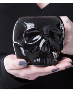 Totenschädel Tasse KILLSTAR -Halloween Kostüme Rabatte killstar totenkopf tasse totenschaedel tasse killstar skull mug gothic wohnaccessoire 51222 03