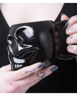 Totenschädel Tasse KILLSTAR -Halloween Kostüme Rabatte killstar totenkopf tasse totenschaedel tasse killstar skull mug gothic wohnaccessoire 51222 04