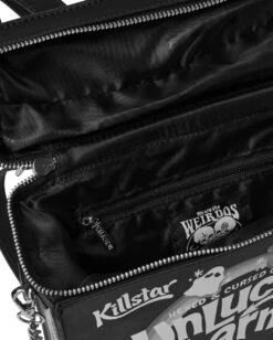 Unlucky Rucksack Tasche KILLSTAR -Halloween Kostüme Rabatte killstar unlucky rucksack handtasche gothic backpack and handbag gothic fashion und accessoires online kaufen 51236 4