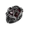 Zeke Pentagram Ring KILLSTAR -Halloween Kostüme Rabatte killstar zeke pentagram ring gothic ring gothic schmuck 50544 01