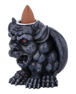 Kleiner Gargoyle Backflow Räucherkerzehalter 7,4cm -Halloween Kostüme Rabatte kleiner gargoyle backflow raeucherkegelhalter small gargoyle backflow incense burner 52437 02