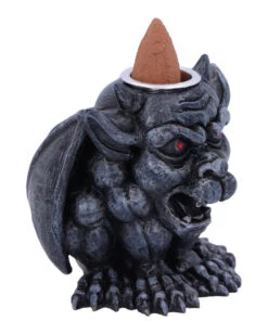 Kleiner Gargoyle Backflow Räucherkerzehalter 7,4cm -Halloween Kostüme Rabatte kleiner gargoyle backflow raeucherkegelhalter small gargoyle backflow incense burner 52437 04
