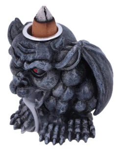 Kleiner Gargoyle Backflow Räucherkerzehalter 7,4cm -Halloween Kostüme Rabatte kleiner gargoyle backflow raeucherkegelhalter small gargoyle backflow incense burner 52437 06