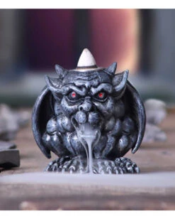 Kleiner Gargoyle Backflow Räucherkerzehalter 7,4cm -Halloween Kostüme Rabatte kleiner gargoyle backflow raeucherkegelhalter small gargoyle backflow incense burner 52437 07