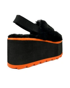 Plateausandalen Lilly Jack O'Lantern 11 Plateausandalen Lilly Jack O'Lantern -Halloween Kostüme Rabatte lilly jack o lantern plateausandale gothic sandale gothic schuhe halloween sandalen halloween schuhe pluesch sandale 52815 4