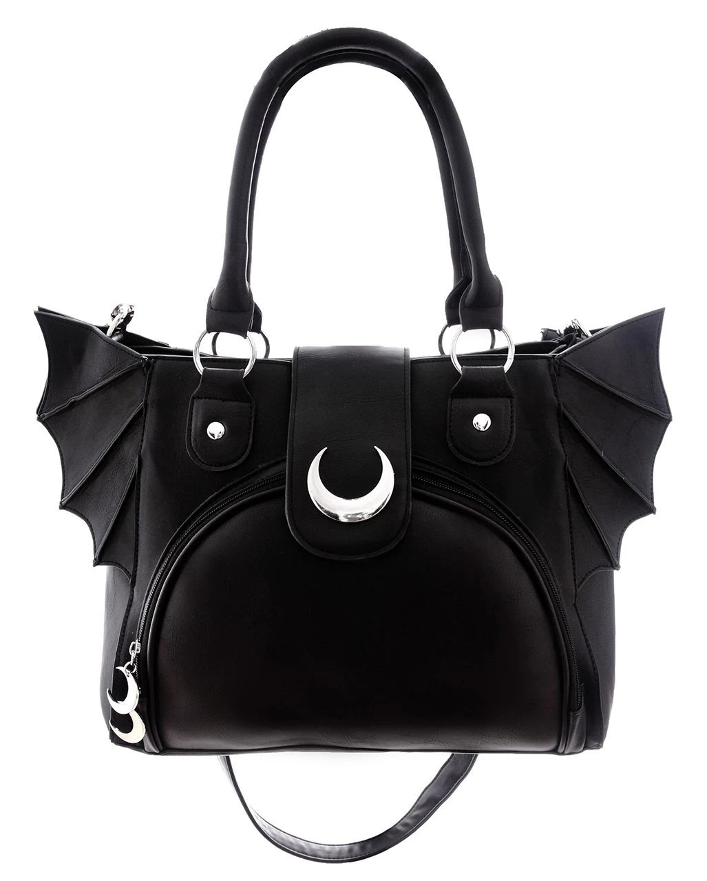 Mond Gothic Handtasche Mit Fledermausflügel 3 Mond Gothic Handtasche Mit Fledermausflügel
