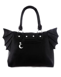Mond Gothic Handtasche Mit Fledermausflügel 11 Mond Gothic Handtasche Mit Fledermausflügel -Halloween Kostüme Rabatte moon bag gothic handtasche mit fledermausfluegel moon bag gothic handbag with bat wings 53770 03