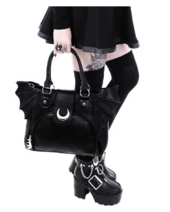 Mond Gothic Handtasche Mit Fledermausflügel 13 Mond Gothic Handtasche Mit Fledermausflügel -Halloween Kostüme Rabatte moon bag gothic handtasche mit fledermausfluegel moon bag gothic handbag with bat wings 53770 05