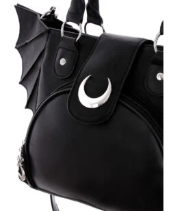 Mond Gothic Handtasche Mit Fledermausflügel 15 Mond Gothic Handtasche Mit Fledermausflügel -Halloween Kostüme Rabatte moon bag gothic handtasche mit fledermausfluegel moon bag gothic handbag with bat wings 53770 08