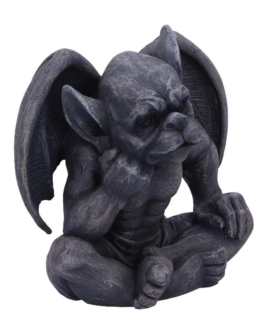 Nachdenklicher Gargoyle Mit Flügel 13cm 6 Nachdenklicher Gargoyle Mit Flügel 13cm – Bild 4