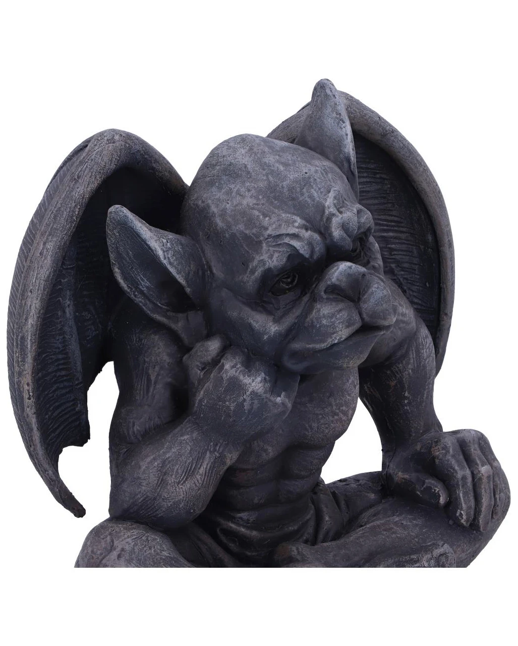 Nachdenklicher Gargoyle Mit Flügel 13cm 7 Nachdenklicher Gargoyle Mit Flügel 13cm – Bild 5