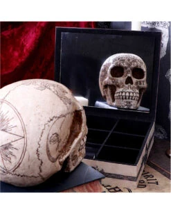 Hexenbrett Schmuckkästchen 25cm -Halloween Kostüme Rabatte naturfarbenes ouija brett schmuckkaestchen spirit board jewellery box gothic deko 51137 06