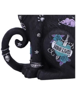 Nine Lives Kult Cutie Dekofigur 22cm -Halloween Kostüme Rabatte nine lives katzenfigur nine lives kult cutie dekofigur katzen deko gothic deko 52789 06