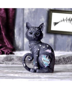 Nine Lives Kult Cutie Dekofigur 22cm -Halloween Kostüme Rabatte nine lives katzenfigur nine lives kult cutie dekofigur katzen deko gothic deko 52789 07