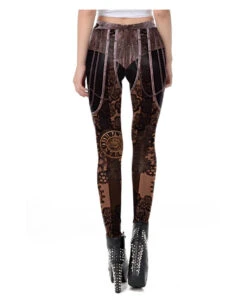 Steampunk Leggings Ocultica -Halloween Kostüme Rabatte ocultica steampunk leggings steampunk kostuemzubehoer steampunk outfit 53453 04