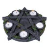 Gothic Pentagramm Teelichthalter -Halloween Kostüme Rabatte okkulter pentagram teelichthalter wiccan pentagram tea light holder gothic deko 39267 01