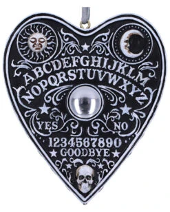 Hexenbrett Planchette Als Hängeschmuck 8,5cm -Halloween Kostüme Rabatte ouija board wahrsage planchette hexenbrett anhaenger spirit board haengeornament 53676 05